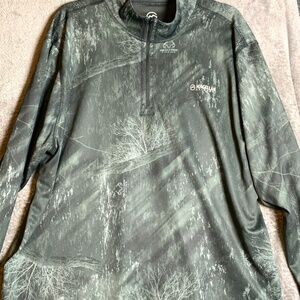Magellan outdoors fishing dry fit quarter zip shirt size 2XL hunting camo